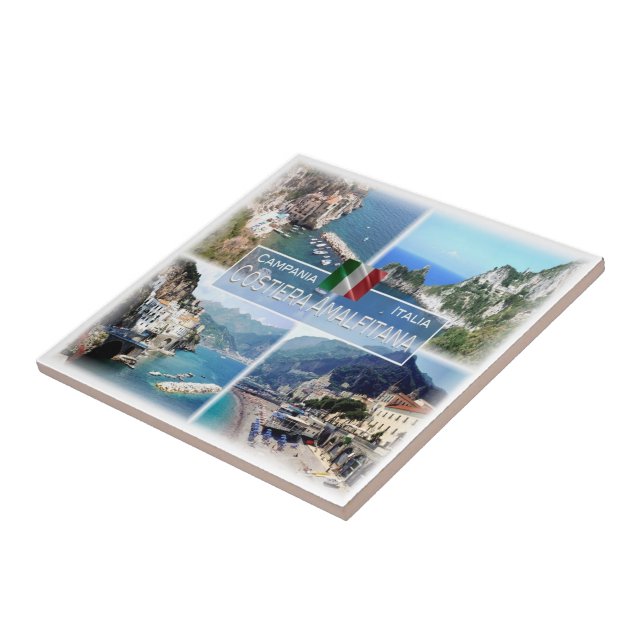 CMP025 AMALFI COAST, Campania, Tile (Side)
