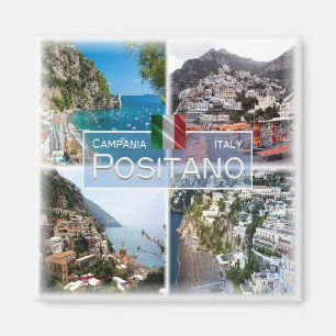 CMP028 POSITANO, Campania, Italy, Fridge Magnet