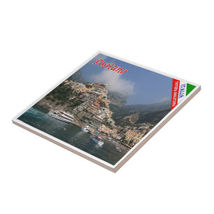 CMP038 POSITANO, AMALFI COAST, Italy, Tile