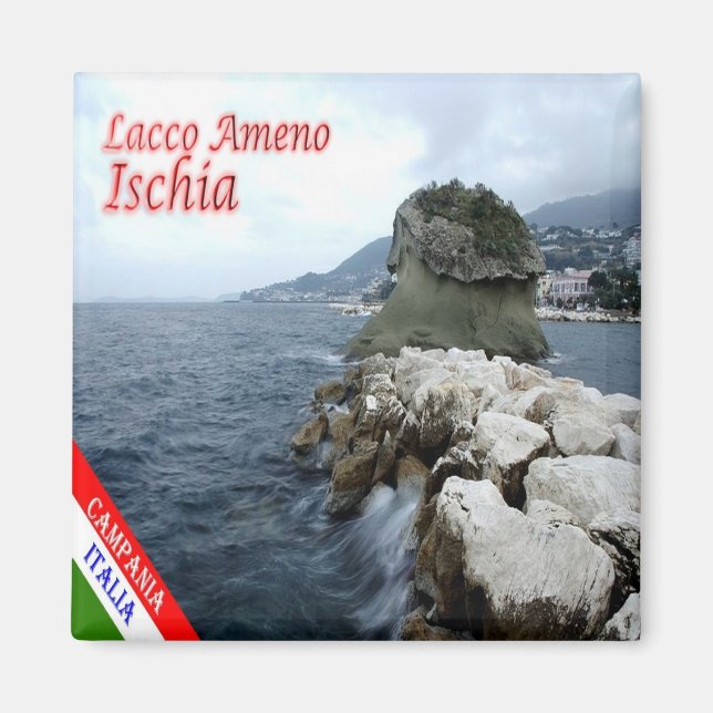 CMP084 ISCHIA, LACCO AMENO, Fridge       Magnet (Front)