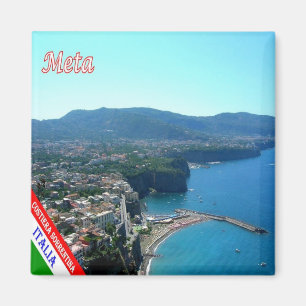 CMP105 AMALFI COAST, META, Italy, Fridge Magnet