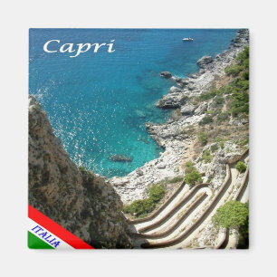 CMP117 CAPRI, Way of the Sea, Italy, Fridge Magnet