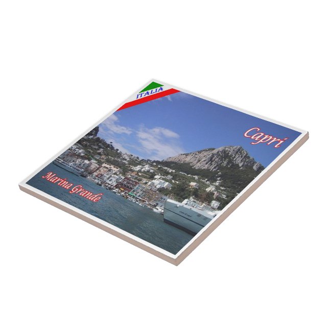 CMP123 CAPRI, Marina Grande, Italy, Tile (Side)
