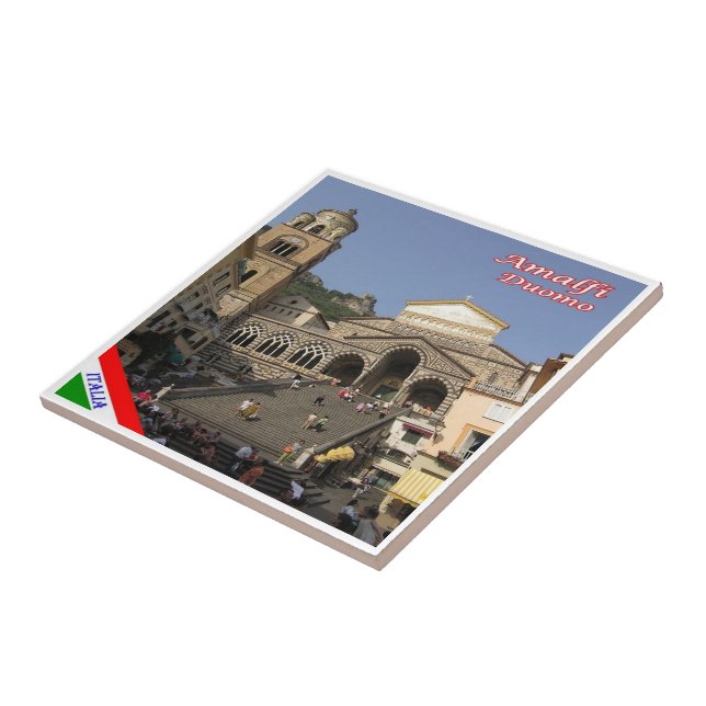 CMP134 AMALFI Duomo Square, Italy, Tile (Side)