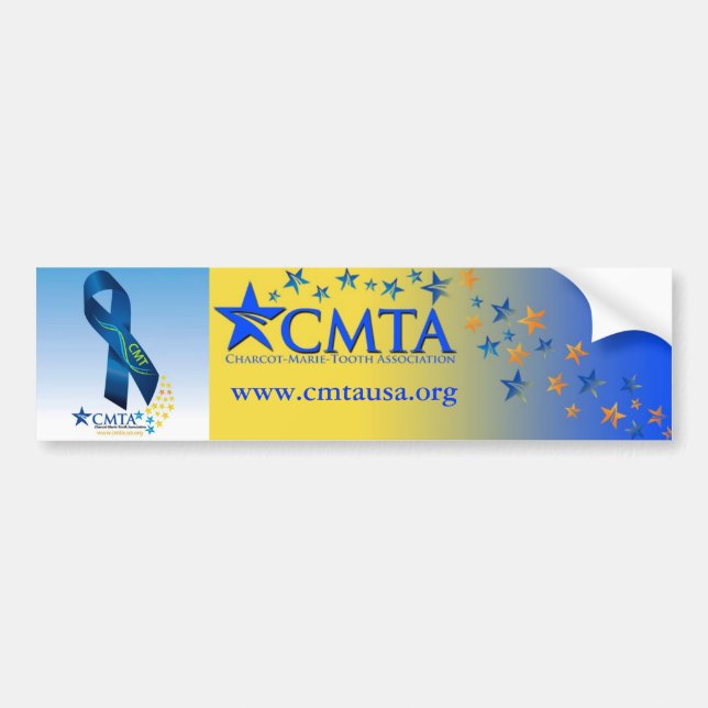 CMT Ribbon Bumper Sticker (Front)