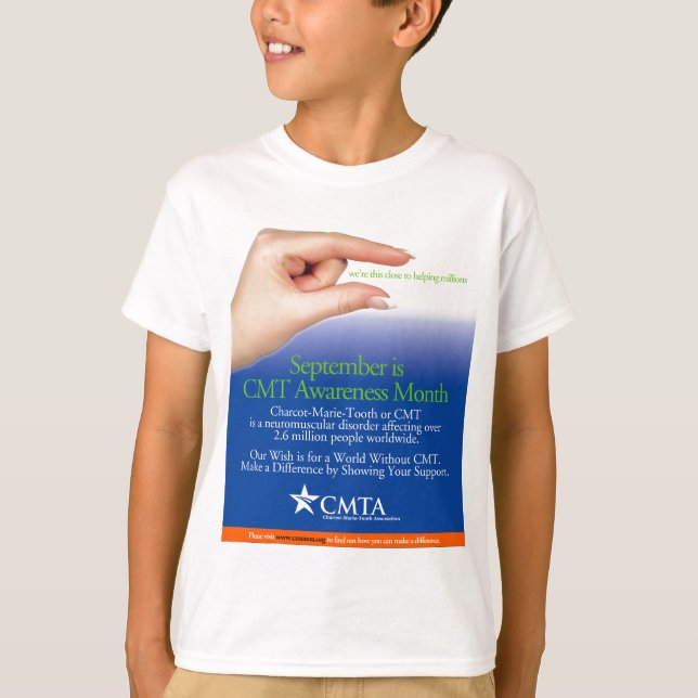 CMTA Awareness 2013 t-shirts (Front)