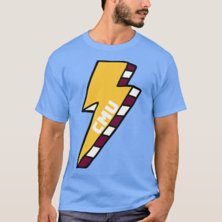 CMU Central Michigan University Lightning Bolt Ove T-Shirt
