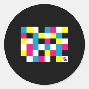 Cmy Ok Colours Digital Design Sticker