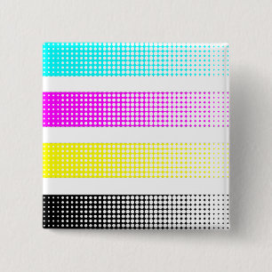 CMYK 15 CM SQUARE BADGE