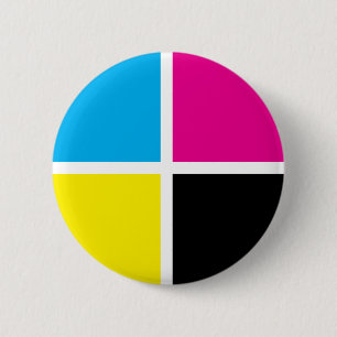 cmyk 6 cm round badge