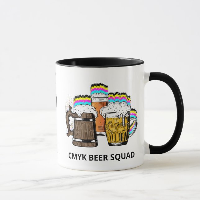 CMYK Beers Mug (Right)