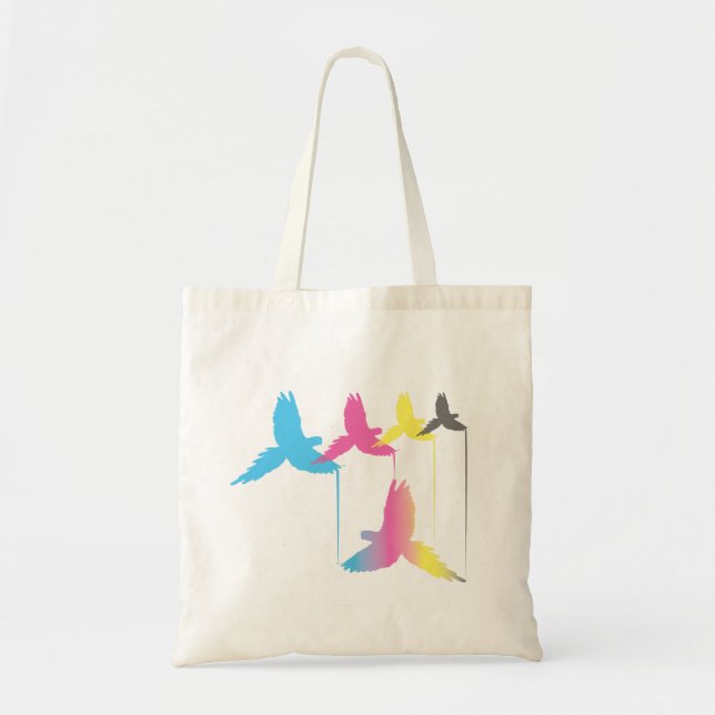 CMYK Bird Bag (Front)