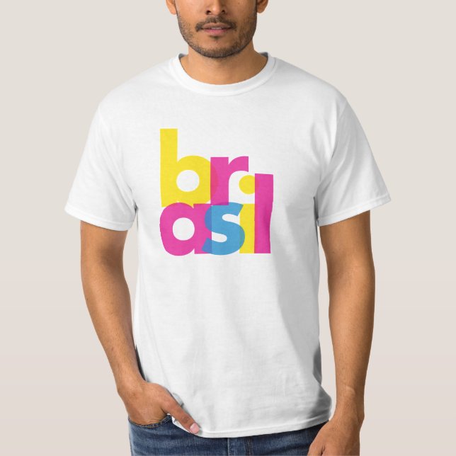 CMYK Brasil T-Shirt (Front)