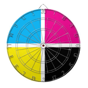 cmyk dartboard