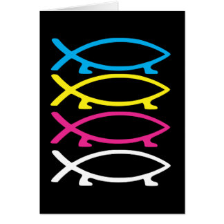 cmyk darwin fishes