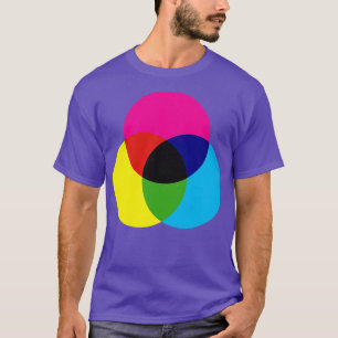 CMYK Graphic Artist Colour Wheel T-Shirt