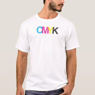 CMYK Graphic Illustrator Design T-Shirt