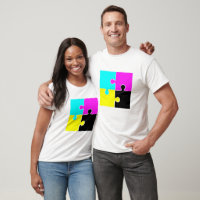 CMYK Jigsaw Pieces