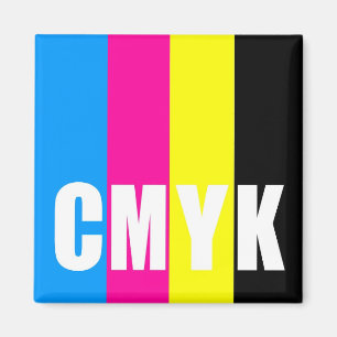 CMYK - square magnet