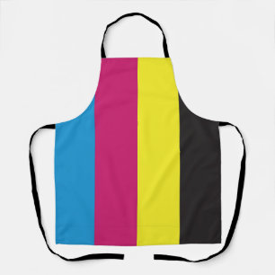 cmyk stripes background pattern graphic color cyan apron