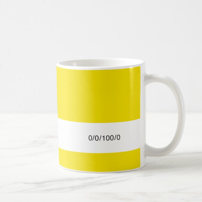 CMYK Yellow | Coffee Mug (Right)
