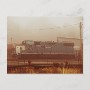 CN 4906 locomotive roster shot  Postcard