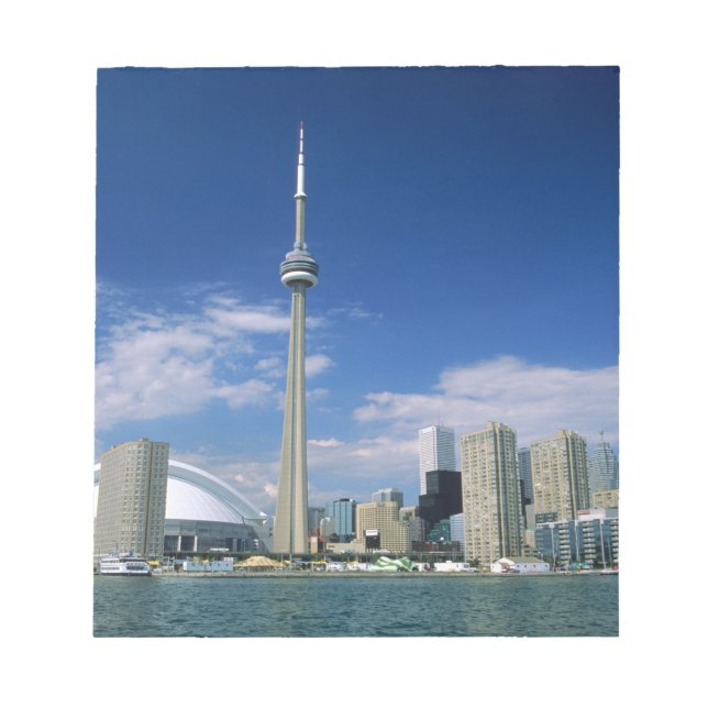 CN Tower and Skydome in Toronto, Ontario, Notepad (Front)