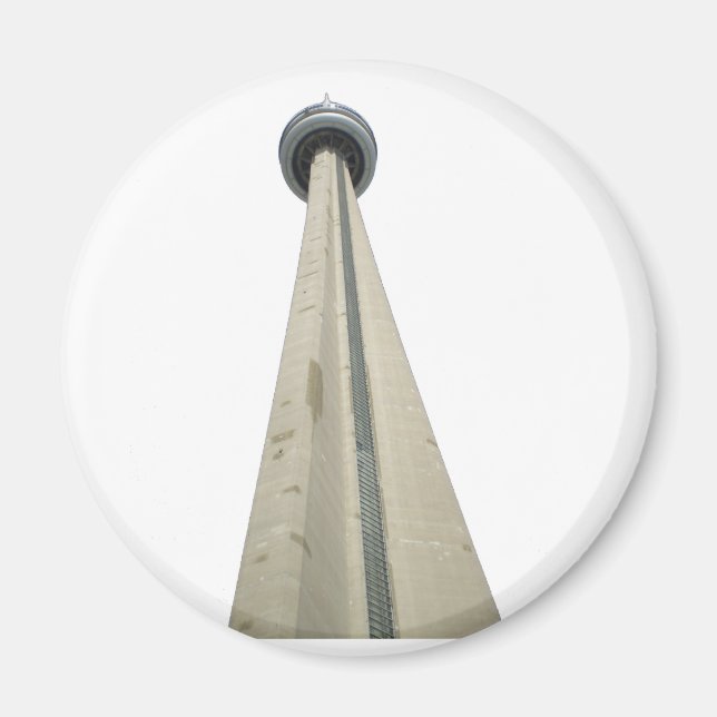 CN Tower Round Magnet (Front)