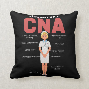 CNA Anatomy Nurse Certified Nursing Assistant Cushion