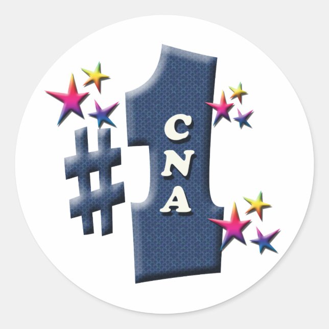 CNA Award Classic Round Sticker (Front)