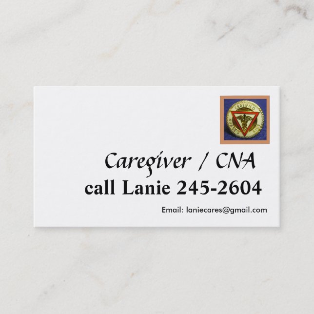 CNA business card template (Front)