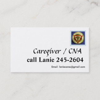 CNA business card template