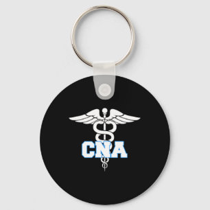 Cna Caduceus Medical Symbol Nurse Gifts  Key Ring
