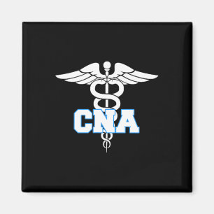 Cna Caduceus Medical Symbol Nurse Gifts  Magnet