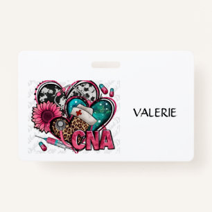 CNA Certified Nurse Aid Name Badge ID Badge