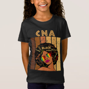 CNA Certified Nursing Assistant Afro Black History T-Shirt