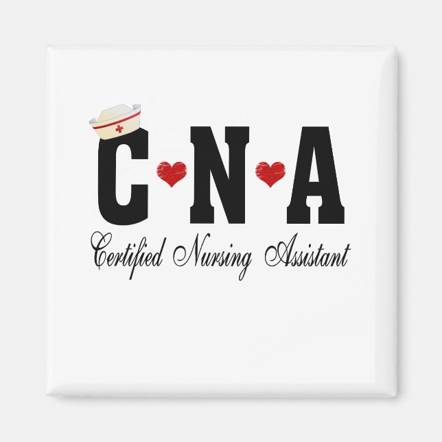CNA Certified Nursing Assistant Magnet (Front)