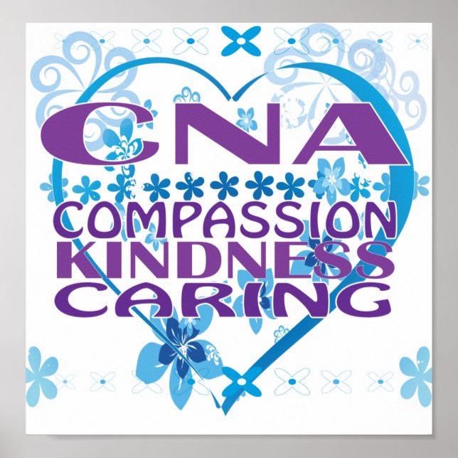 CNA- Certified Nursing Assistant Poster (Front)