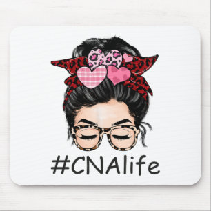 Cna Certified Nursing Istant Valentine Day Cute Me Mouse Pad