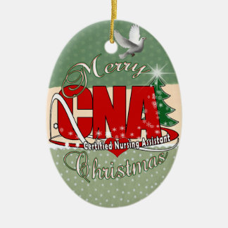 CNA CHRISTMAS Certified Nursing Assistant Ceramic Tree Decoration
