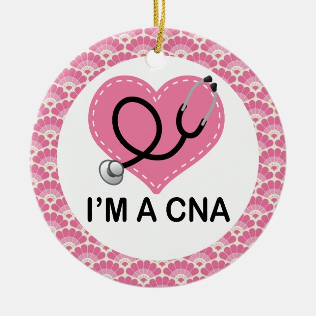 CNA Job Gift Ornament (Front)