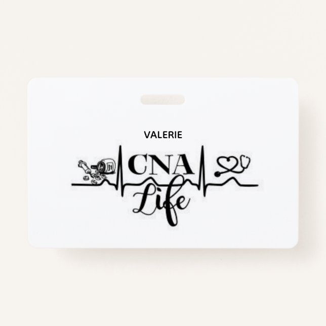 CNA Life Name Badge ID Badge (Front)