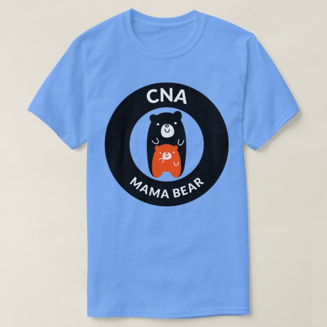 CNA Mama Bear T-Shirt (Design Front)
