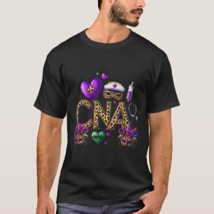 Cna Mardi Gras Certified Nursing Istant Mardil Gra T-Shirt