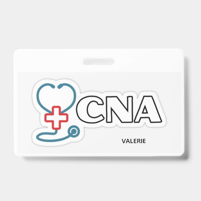 CNA Name Badge ID Badge (Front)
