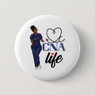 Cna Nurse Black History Month African American  6 Cm Round Badge