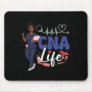 Cna Nurse Black History Month African American Jun Mouse Pad