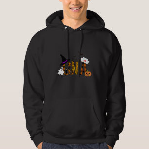 CNA Nurse Certified Nursing Assistant Ghost Spooky Hoodie