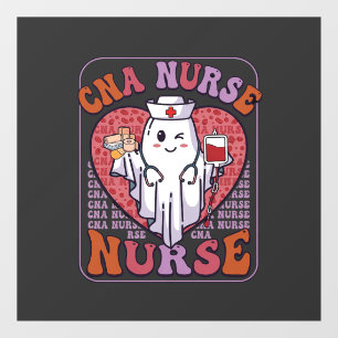 Cna Nurse Halloween Ghost Stethoscope Blood Bag