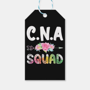 CNA Nurse Squad Certified Nursing Assistant Gift Tags